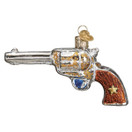 Old World Christmas Ornaments: Gun Collection Glass Blown Ornaments for Christmas Tree, Western Revolver