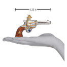 Old World Christmas Ornaments: Gun Collection Glass Blown Ornaments for Christmas Tree, Western Revolver