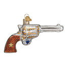 Old World Christmas Ornaments: Gun Collection Glass Blown Ornaments for Christmas Tree, Western Revolver
