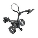 Motocaddy M7 Motorized Electric Rechargeable Battery Golf Caddy for Carrying Clubs and Golf Bag w/ Remote Control, Anti Tip Wheel, & Downhill Control