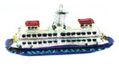 Old World Christmas Ornaments: Planes, Trains, Helicopters, Boats and Trucks Glass Blown Ornaments for Christmas Tree, Ferry