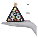 Old World Christmas Sports Collection Glass Blown Ornaments for Christmas Tree Billiard Balls