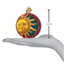 Old World Christmas Jeweled Sun Glass Blown Ornament for Christmas Tree