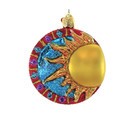 Old World Christmas Jeweled Sun Glass Blown Ornament for Christmas Tree
