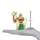 Old World Christmas Festive Alpaca Glass Blown Ornament for Christmas Tree