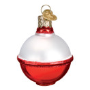 Old World Christmas Fisherman Collection Glass Blown Ornaments for Christmas Tree Fishing Bobber