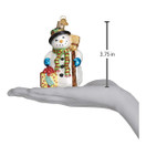 Old World Christmas Gleeful Snowman Ornaments Glass Blown Ornaments for Christmas Tree