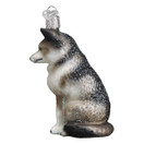 Old World Christmas Sitting Wolf