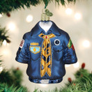 Old World Christmas Scout Uniform Glass Blown Ornaments for Christmas Tree