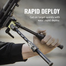 MDT Grnd-POD - Hunting and Shooting Bipod w/ Cant Adjustment (Black, A.R.M.S 17)
