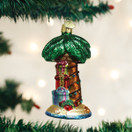 Old World Christmas Glass Blown Ornament Christmas Palm Tree (48037)