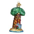 Old World Christmas Glass Blown Ornament Christmas Palm Tree (48037)