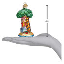 Old World Christmas Glass Blown Ornament Christmas Palm Tree (48037)