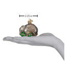 Old World Christmas Wildlife Animals Glass Blown Ornaments for Christmas Tree Armadillo