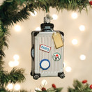 Old World Christmas Rolling Suitcase Glass Blown Ornament for Christmas Tree