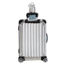 Old World Christmas Rolling Suitcase Glass Blown Ornament for Christmas Tree