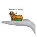 Old World Christmas Dog Collection Glass Blown Ornaments for Christmas Tree Dachshund, Model:12219