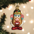 Old World Christmas Mrs. Potato Head Glass Blown Ornament for Christmas Tree