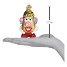 Old World Christmas Mrs. Potato Head Glass Blown Ornament for Christmas Tree