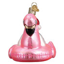 Old World Christmas Ornaments Pool Float Snowman Glass Blown Ornaments for Christmas Tree