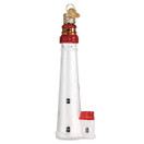 Old World Christmas Cape May Lighthouse Glass Ornament Free Box 20115 New