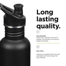 Klean Kanteen Classic 27oz (w/Sport Cap) Black