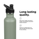 KLEAN KANTEEN Sea Spray Sport Cap with Classic Water Bottle 27oz - 1 EA
