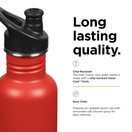 Klean Kanteen Classic 27oz (with Sport Cap) Tiger Lily
