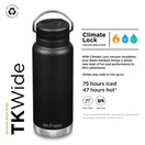 Klean Kanteen TKWide 32oz (with Twist Cap) - Black