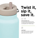 Klean Kanteen TKWide 32oz (w/Twist Cap) - Blue Tint
