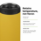 Klean Kanteen TKWide 20oz (with Café Cap) - Marigold