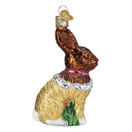 Old World Christmas Chocolate Easter Bunny Glass Blown Ornament for Christmas Tree
