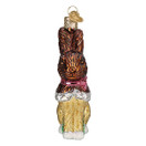 Old World Christmas Chocolate Easter Bunny Glass Blown Ornament for Christmas Tree
