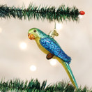 Old World Christmas Bird Watcher Collection Glass Blown Ornaments for Christmas Tree Parakeet