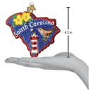 Old World Christmas Ornaments State of South Carolina Glass Blown Ornaments for Christmas Tree