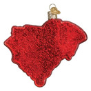 Old World Christmas Ornaments State of South Carolina Glass Blown Ornaments for Christmas Tree