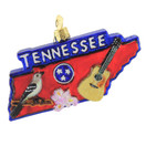 Old World Christmas Ornaments State of Tennessee Glass Blown Ornaments for Christmas Tree