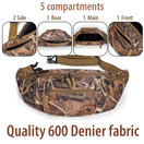 Maxam Extra Large JX Swamper Waist Bag, For Your Next Outdoor Adventure, Camo