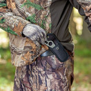 Maxam Gut Hook & Sheath - Hunting Knife for Gutting & Skinning Deer, Elk, Hogs, Cutting Fishing Lines, Lift Hot Grates - Stainless Steel Blade w/ Pouch - Outdoor Survival Gear for Hunters - 5-inch