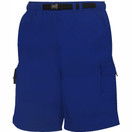 Weekender Men's Nylon Belted Swim Trunk - River Guide (Royal)