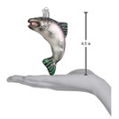 Old World Christmas Glass Blown Ornament King Salmon (12488)