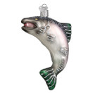 Old World Christmas Glass Blown Ornament King Salmon (12488)