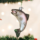 Old World Christmas Glass Blown Ornament King Salmon (12488)