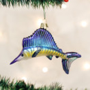 Old World Christmas Ornaments: Sailfish Glass Blown Ornaments for Christmas Tree
