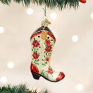 Old World Christmas Cowboy Pioneer Collection Glass Blown Ornaments for Christmas Tree Cowgirl