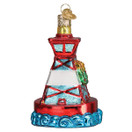 Old World Christmas Holiday Buoy Glass Blown Ornament for Christmas Tree