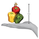 Old World Christmas Ornaments Bell Peppers Glass Blown Ornaments for Christmas Tree