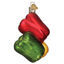 Old World Christmas Ornaments Bell Peppers Glass Blown Ornaments for Christmas Tree
