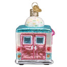 Old World Christmas Ice Cream Truck Glass Blown Ornament for Christmas Tree