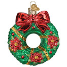 Old World Christmas Christmas Wreath Glass Blown Ornament for Christmas Tree